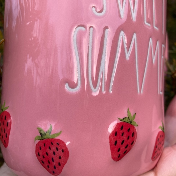 Rae Dunn Summer Strawberry Pink Mug - Picture 6 of 6